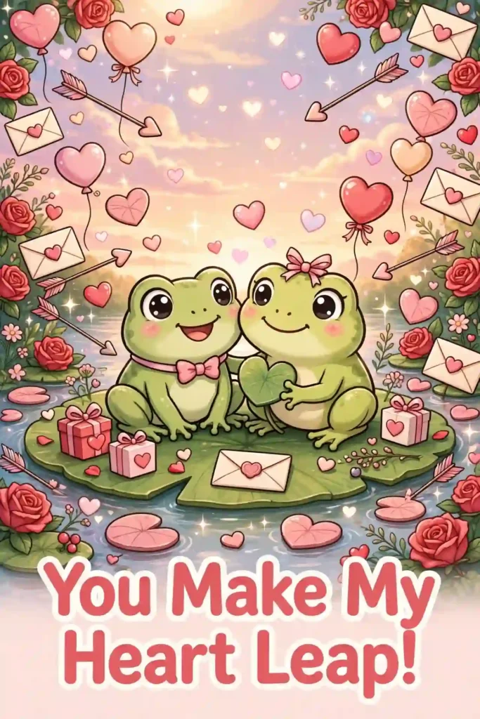 Frog love puns