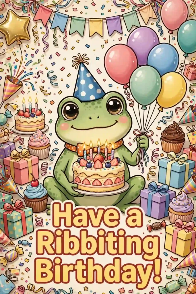 Frog puns for birthdays