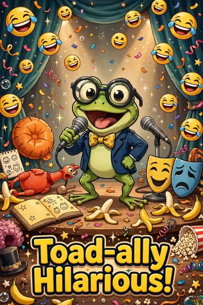 Funny frog puns