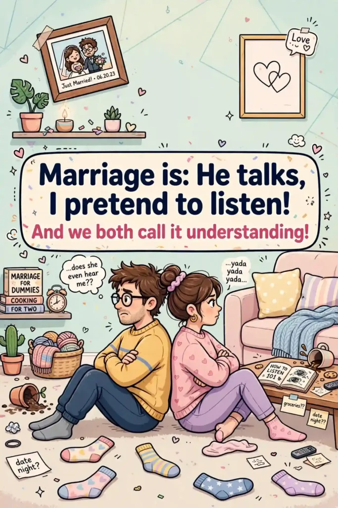Husband wife funny jokes quote