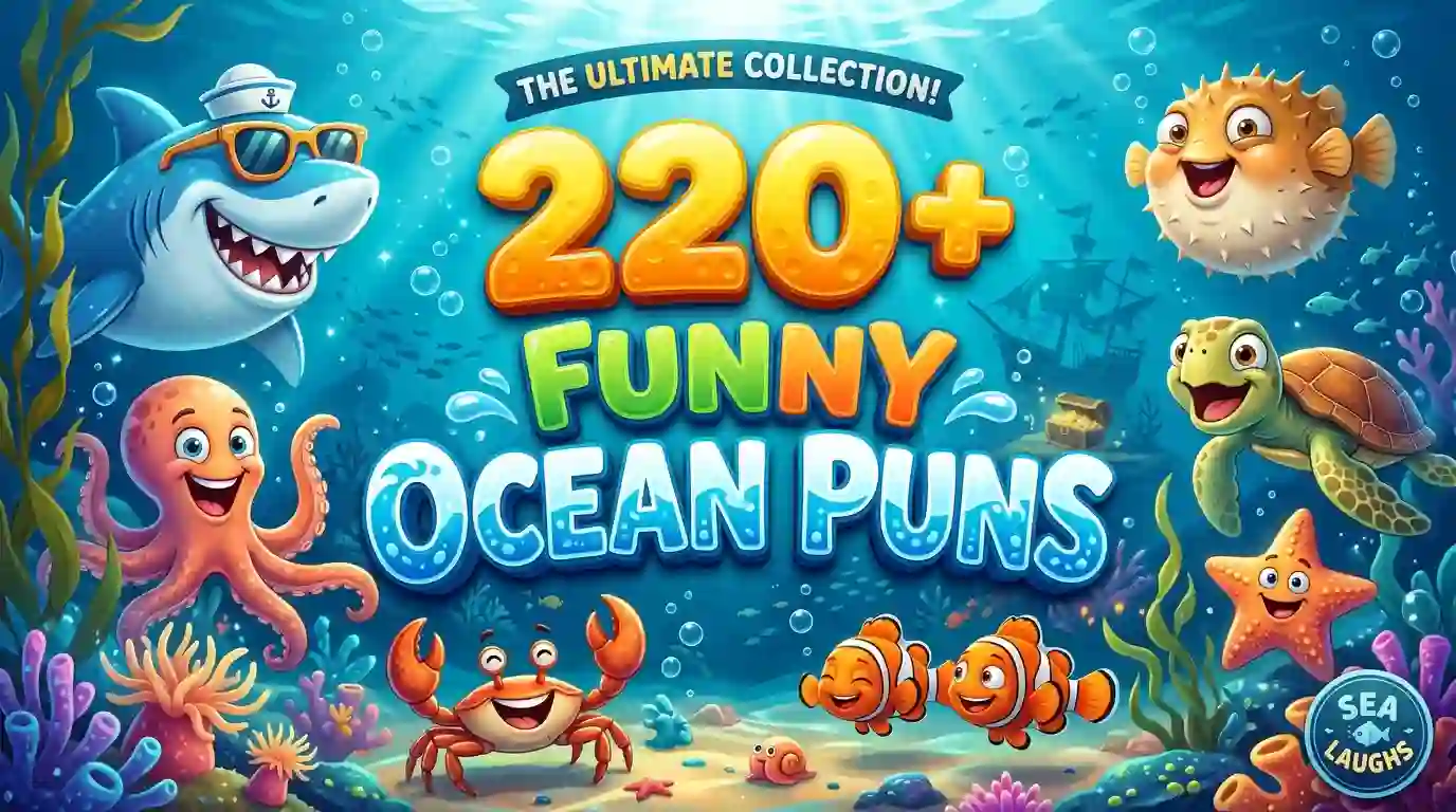 220+ Funny Ocean Puns About Waves, Water, and the Sea