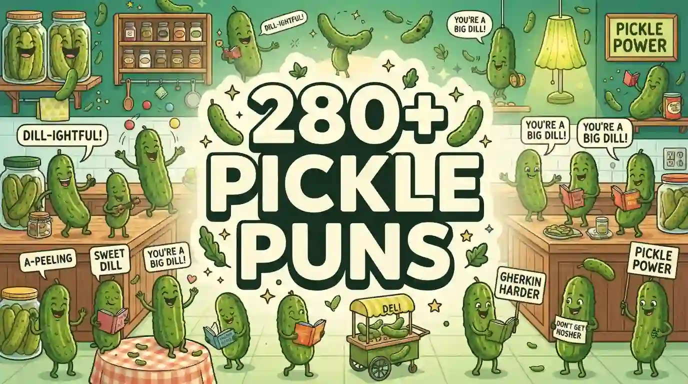 200+ Pickle Puns About Friendship, Love and Good Times