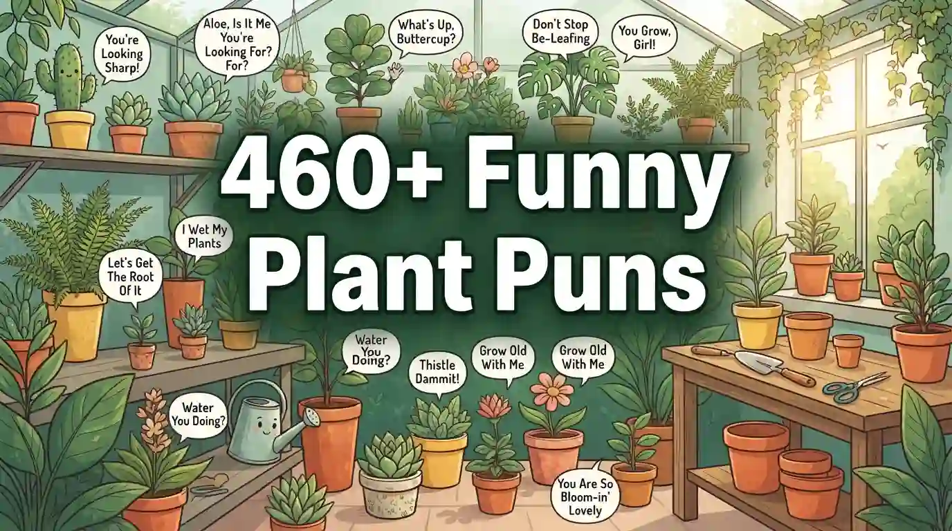 460+ Funny Plant Puns to Make You Leaf With Laughter