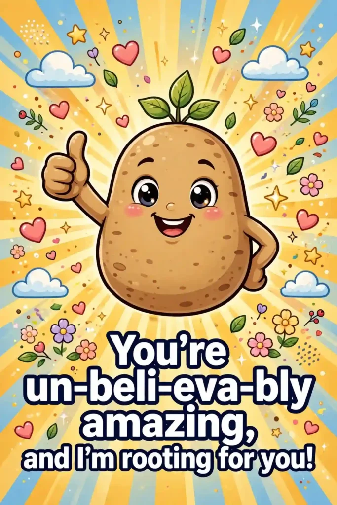Positive potato puns