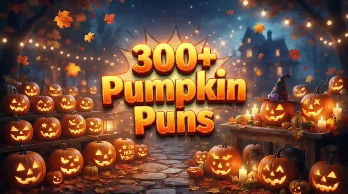 300+ Pumpkin Puns for Halloween That Will Make You Laugh