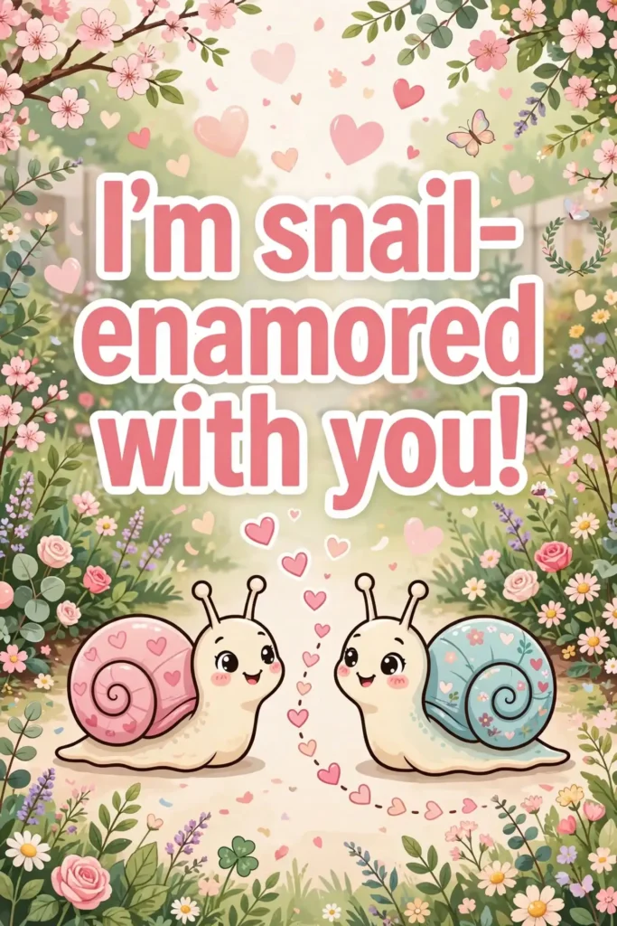 Snail love puns