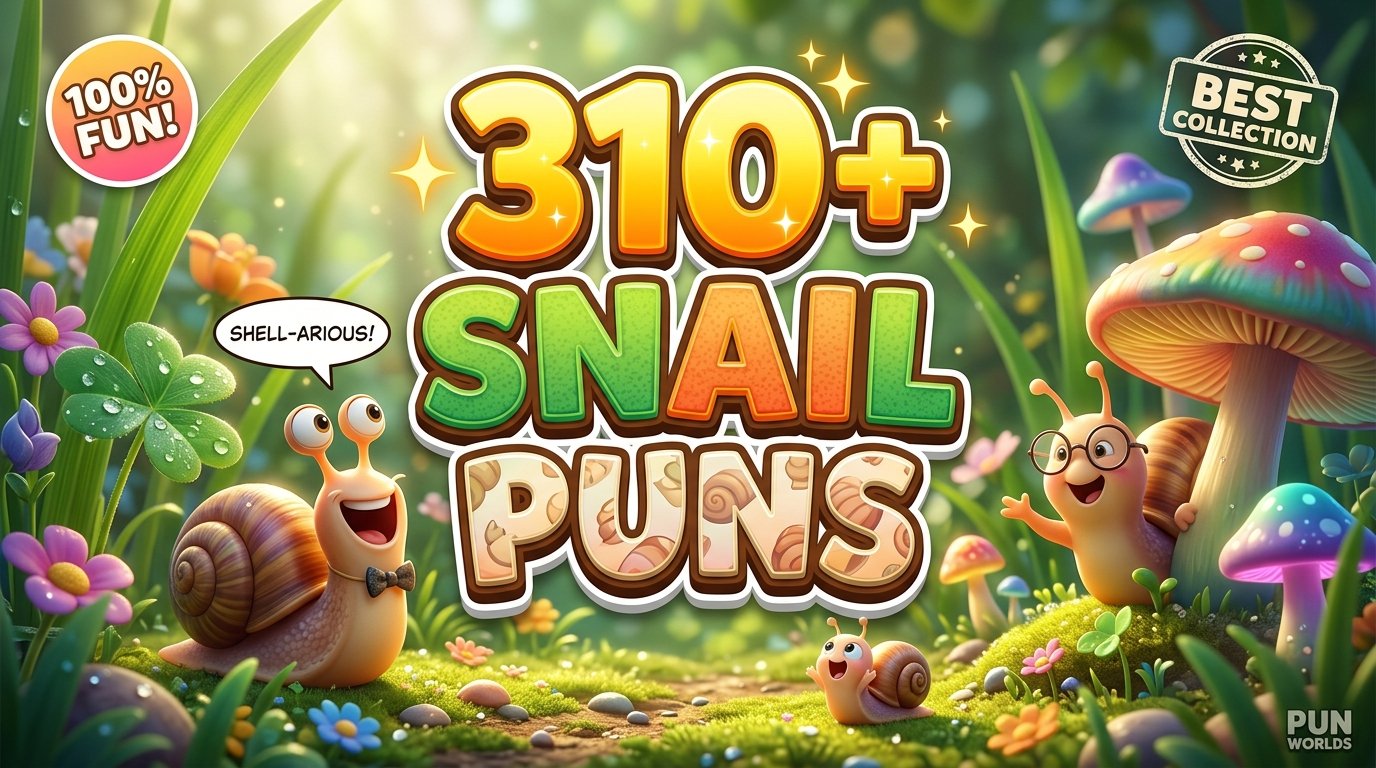 310+ Best Snail Puns for Kids That Are Easy to Remember