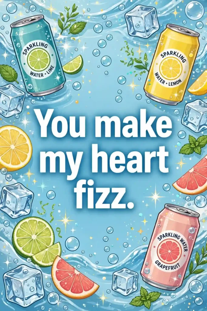 Sparkling water puns